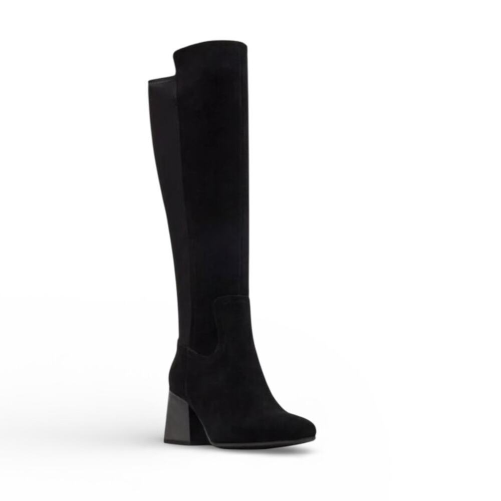 Blondo Tenor Black Suede Knee High Boots – Sz 9M